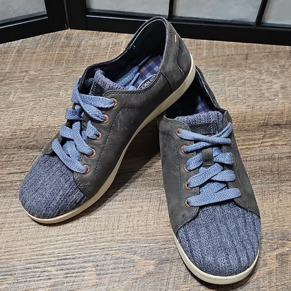 Chaco Knit Denim Casual Shoes Size 6.5